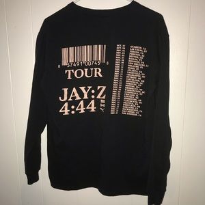 Jay Z long sleeve concert tee